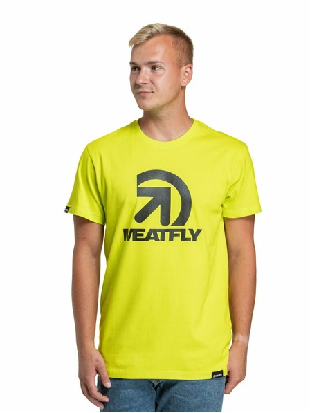 Meatfly Meatfly Herren T-Shirt Dais Safety Yellow | Gelb | Größe