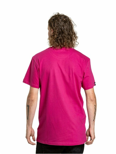 Meatfly Meatfly Herren T-Shirt Arrow Magenta | Rosa | Größe
