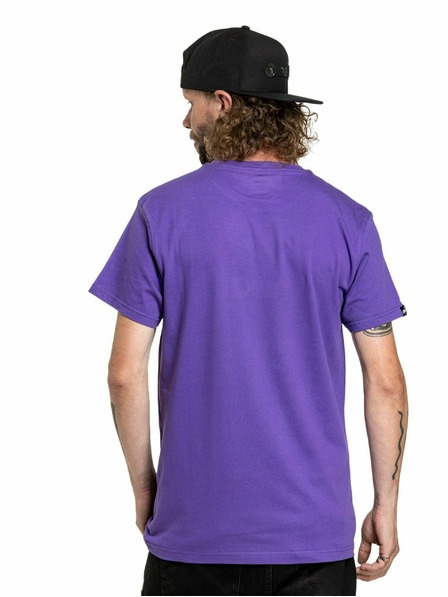 Meatfly Meatfly Herren T-Shirt Joe Violet | Lila | Größe S | 100% Baumwolle