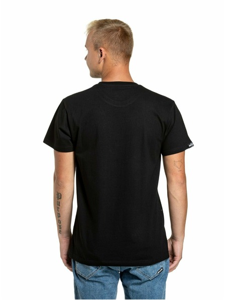 Meatfly Meatfly Herren T-Shirt Rele Blue/Black | Schwarz | Größe