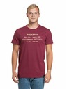 Meatfly Meatfly Herren Shirt Sign Dunkelwein | Rot | Größe