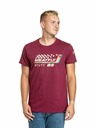 Meatfly Meatfly Herren Shirt Racing Spirit Dunkelwein | Rot | Größe S | 100% Baumwolle