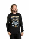Meatfly Meatfly Herren Langarmshirt Crossbones Schwarz | Schwarz | Größe