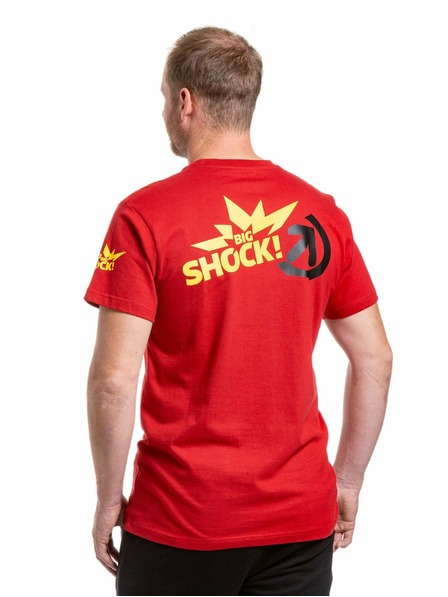 Meatfly Meatfly Herren Shirt Big Shock Teamup Dunkelrot | Rot | Größe