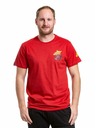 Meatfly Meatfly Herren Shirt Big Shock Teamup Dunkelrot | Rot | Größe
