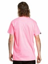 Meatfly Meatfly Herren Shirt Joe Neon Pink/Weiß | Weiß | Größe S | 100% Baumwolle