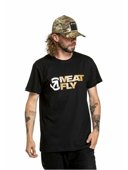 Meatfly Meatfly Herren Shirt Revital Braun/Schwarz | Braun | Größe