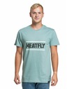 Meatfly Meatfly Herren Shirt Rele Dusty Mint | Blau | Größe