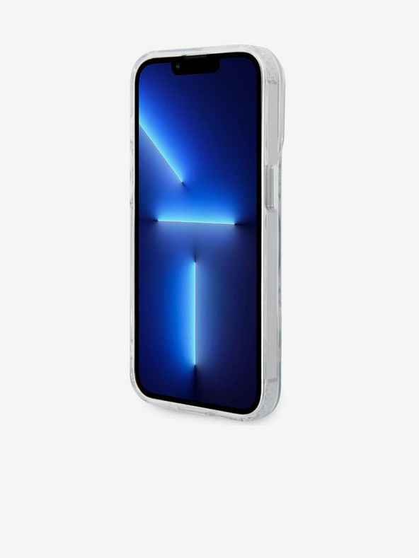 Karl Lagerfeld Karl Lagerfeld IML Karl and Choupette NFT MagSafe Rückseite Hülle für iPhone 14 Pro Max Transparent