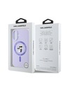 Karl Lagerfeld Karl Lagerfeld Flüssigsilikon Karl and Choupette MagSafe Rückseite Hülle für iPhone 16 Purple