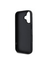 Karl Lagerfeld Karl Lagerfeld 3D Gummi Ikonik Rückseite Hülle für iPhone 16 Schwarz