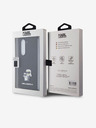 Karl Lagerfeld Karl Lagerfeld PU Saffiano Karl and Choupette NFT Rückseite Hülle für Samsung Galaxy Z Fold 5 Schwarz