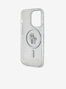 Karl Lagerfeld Karl Lagerfeld IML Glitzer Karl and Choupette MagSafe Rückseite Hülle für iPhone 15 Pro Transparent