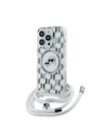Karl Lagerfeld Karl Lagerfeld IML Monogramm Crossbody K&CH Heads MagSafe Rückseite Hülle für iPhone 14 Pro Max Transparent