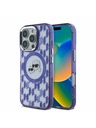 Karl Lagerfeld Karl Lagerfeld IML Monogramm K&CH Heads MagSafe Rückseite Hülle für iPhone 16 Pro Purple