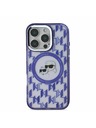 Karl Lagerfeld Karl Lagerfeld IML Monogramm K&CH Heads MagSafe Rückseite Hülle für iPhone 16 Pro Purple