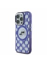 Karl Lagerfeld Karl Lagerfeld IML Monogramm K&CH Heads MagSafe Rückseite Hülle für iPhone 16 Pro Purple