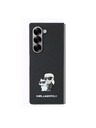 Karl Lagerfeld Karl Lagerfeld PU Saffiano Karl and Choupette Rückseite Hülle für Samsung Galaxy Z Fold 6 Black