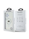 Karl Lagerfeld Karl Lagerfeld IML Karl Kopf Metallrahmen MagSafe Rückseite Hülle für iPhone 16 Transparent