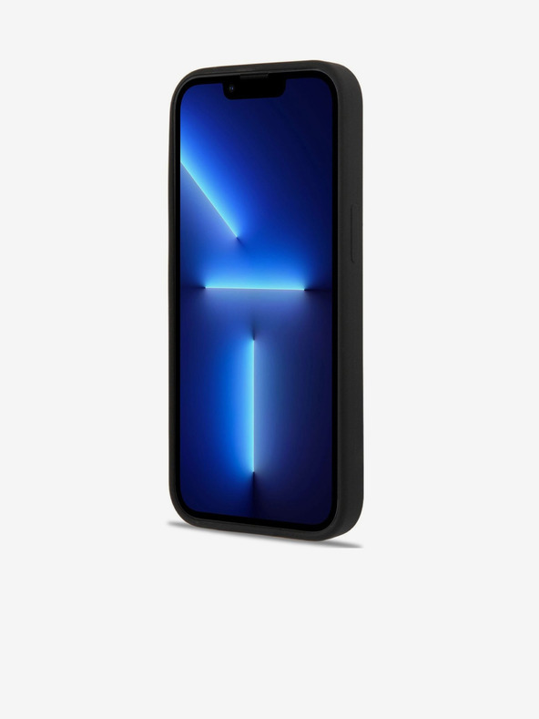 Karl Lagerfeld Karl Lagerfeld MagSafe Kompatible Hülle Flüssigsilikon Karl and Choupette für iPhone 14 Plus Black