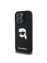 Karl Lagerfeld Karl Lagerfeld Flüssigsilikon Karl Kopf MagSafe Rückseite Hülle für iPhone 16 Pro Max Black