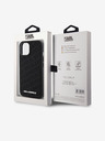 Karl Lagerfeld PU Gestepptes Muster Rückseite Hülle für iPhone 15 Black Karl Lagerfeld