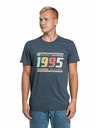 Meatfly Meatfly Herren T-Shirt 1995 Navy Heather | Blau | Größe