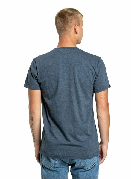 Meatfly Meatfly Herren T-Shirt 1995 Navy Heather | Blau | Größe