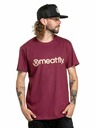 Meatfly Meatfly Herren T-Shirt MF Logo Dark Wine | Rot | Größe