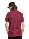 Meatfly Meatfly Herren T-Shirt MF Logo Dark Wine | Rot | Größe