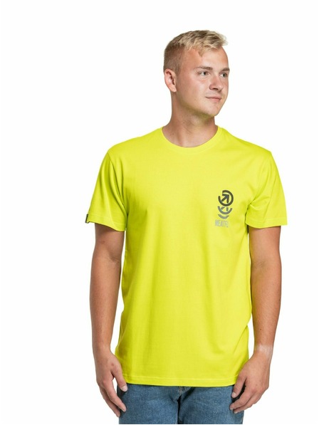 Meatfly Meatfly Herren T-Shirt Phase Safety Yellow | Gelb | Größe