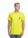 Meatfly Meatfly Herren T-Shirt Phase Safety Yellow | Gelb | Größe