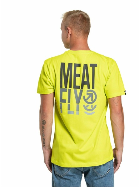 Meatfly Meatfly Herren T-Shirt Phase Safety Yellow | Gelb | Größe