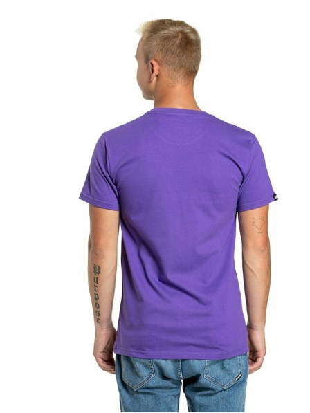 Meatfly Meatfly Herren T-Shirt Logex Violett | Lila | Größe S | 100% Baumwolle