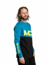Meatfly Meatfly Herren Langarm-T-Shirt Judgement Funky Blue Racing | Blau | Größe