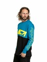 Meatfly Meatfly Herren Langarm-T-Shirt Judgement Funky Blue Racing | Blau | Größe