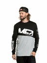 Meatfly Meatfly Herren Langarm-T-Shirt Judgement Racing Grau | Grau | Größe