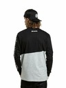 Meatfly Meatfly Herren Langarm-T-Shirt Judgement Racing Grau | Grau | Größe