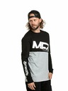 Meatfly Meatfly Herren Langarm-T-Shirt Judgement Racing Grau | Grau | Größe