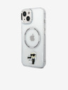 Karl Lagerfeld Karl Lagerfeld IML Karl and Choupette NFT MagSafe Rückseite Hülle für iPhone 14 Transparent