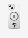 Karl Lagerfeld Karl Lagerfeld IML Karl and Choupette NFT MagSafe Rückseite Hülle für iPhone 14 Transparent