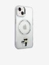 Karl Lagerfeld Karl Lagerfeld IML Karl and Choupette NFT MagSafe Rückseite Hülle für iPhone 14 Transparent