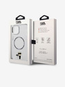 Karl Lagerfeld Karl Lagerfeld IML Karl and Choupette NFT MagSafe Rückseite Hülle für iPhone 14 Transparent