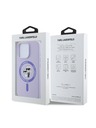 Karl Lagerfeld Karl Lagerfeld Liquid Silicone Karl and Choupette MagSafe Rückseite Hülle für iPhone 16 Pro Lila