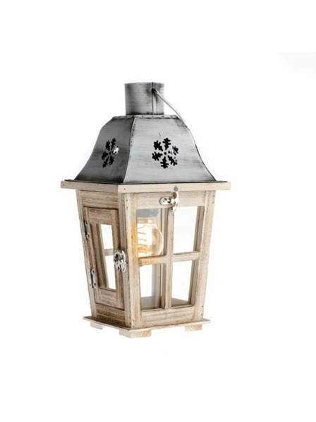 Casa de Engel Laterne mit LED-Licht (Holz, Metall), 0/12