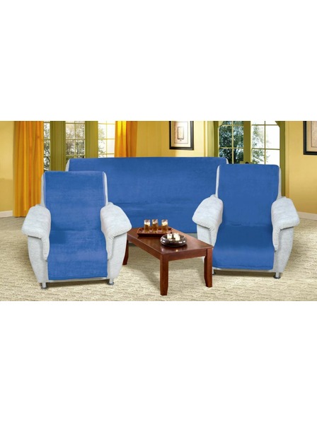 Bellatex Micro 3+1+1 Sofabezug blau