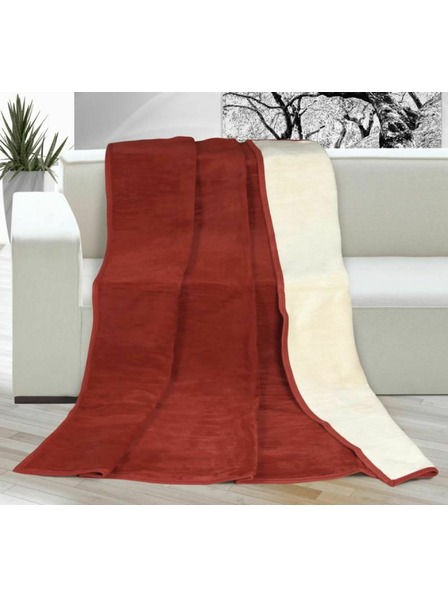 Bellatex Decke einfarbig 150x200cm hellbeige / terra