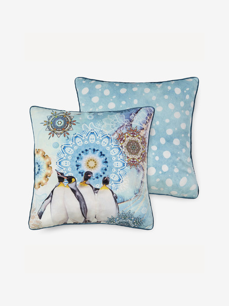 Hip Bedding 48 cm - Hellblau gemustertes Wendekissen Home Hip Pinga