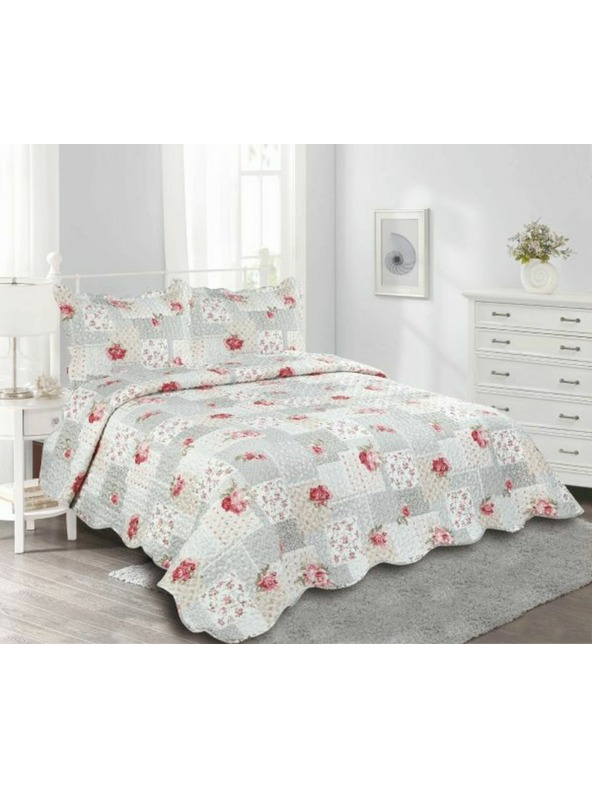 Casa de Engel Tagesdecke für Einzelbett + 1 Kissen, 0/6