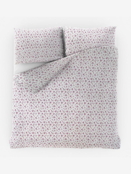 Kvalitex Französische Baumwollbettwäsche Provence Collection 240x200, 70x90cm Violeta lila Qualitex